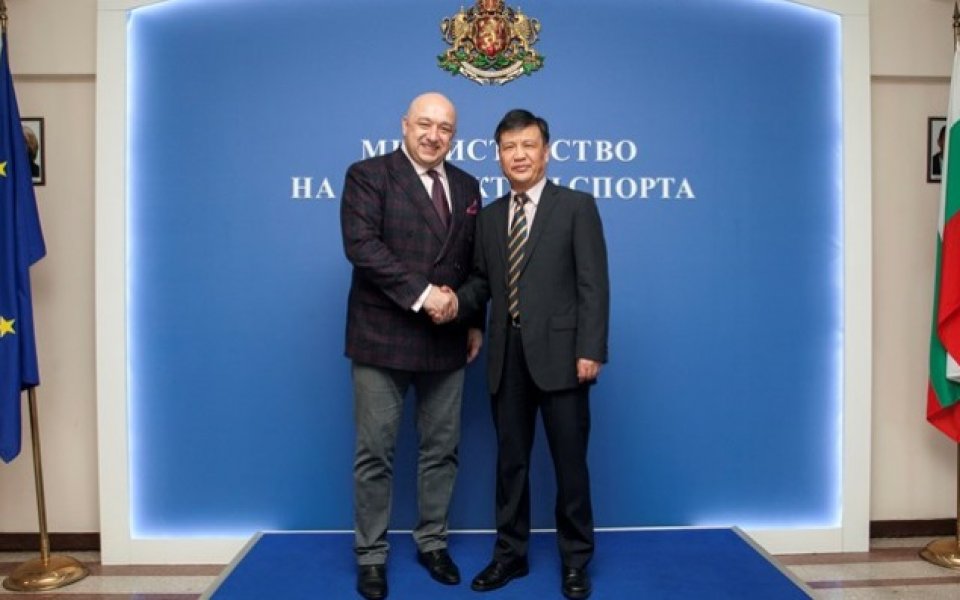 България и Китай ще си сътрудничат в областта на спорта