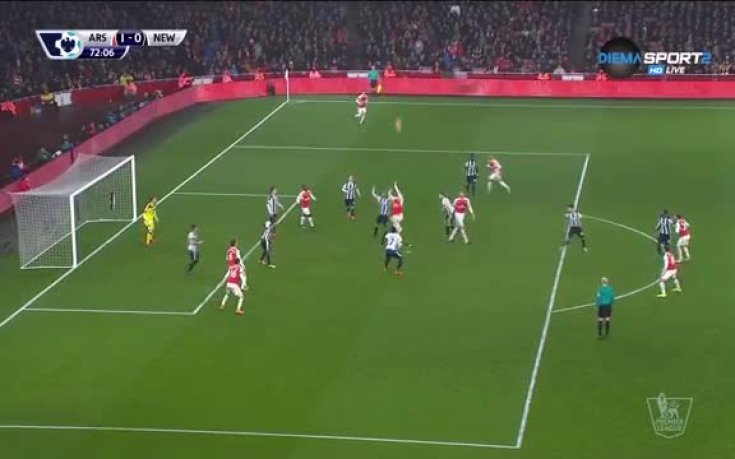 ВИДЕО: Арсенал - Нюкасъл 1:0, 20 кръг, Висша лига