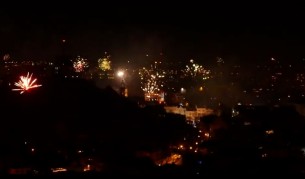 Какво се случи в новогодишната нощ (видео)