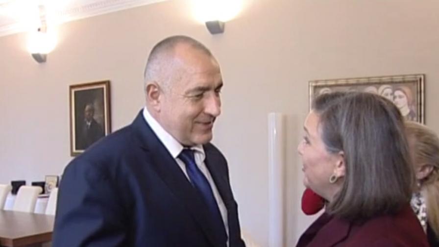 Зам.-външният министър на САЩ се срещна с Борисов