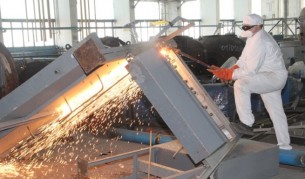 Демонтаж в Машинна зала на спрените ядрени блокове на АЕЦ Козлодуй