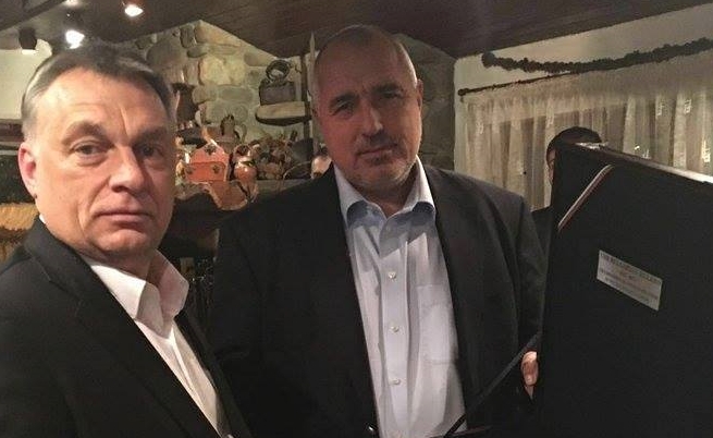 Унгарският премиер и Борисов вечеряха в София