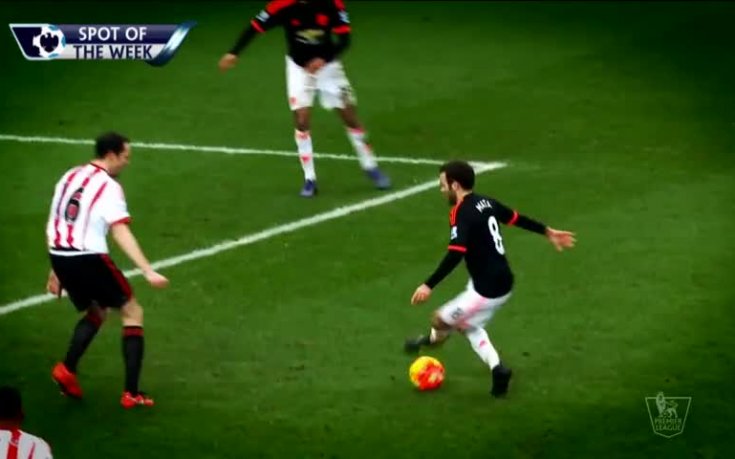 ВИДЕО: Какви ги прави Хуан Мата на терена?