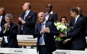 Изборът на Инфантино в СНИМКИ