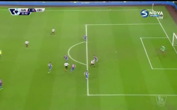 Съндърланд - Кристъл Палас 1:0 /първо полувреме/