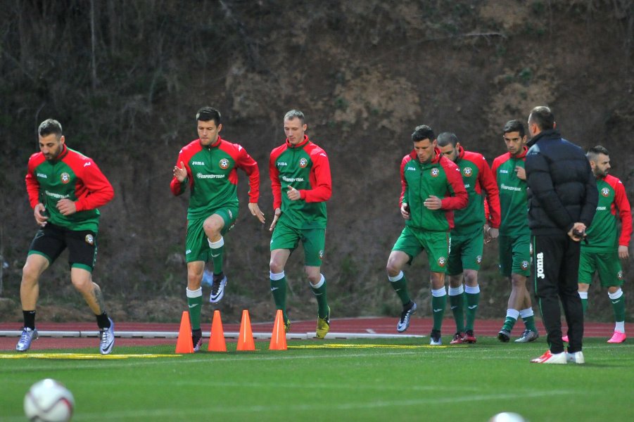 Марселиньо България национали тренировка Правец1