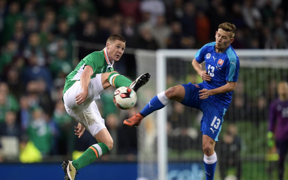 Ирландия и Словакия не решиха нищо в зрелищен мач
