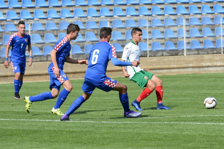 България U16 отстъпи на Хърватия U161