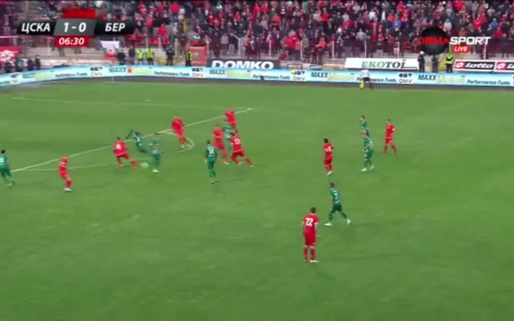 ЦСКА - Берое 2:0 /Първо полувреме/