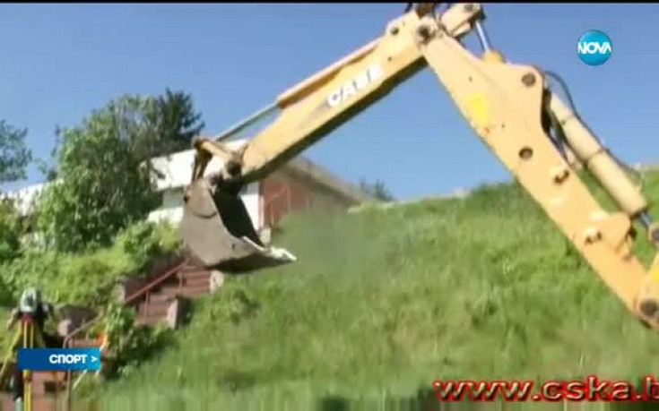 ЦСКА започна реконструкцията на базата в Панчарево