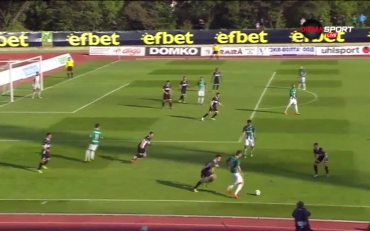 Берое - Славия 1:0 /Първо полувреме/