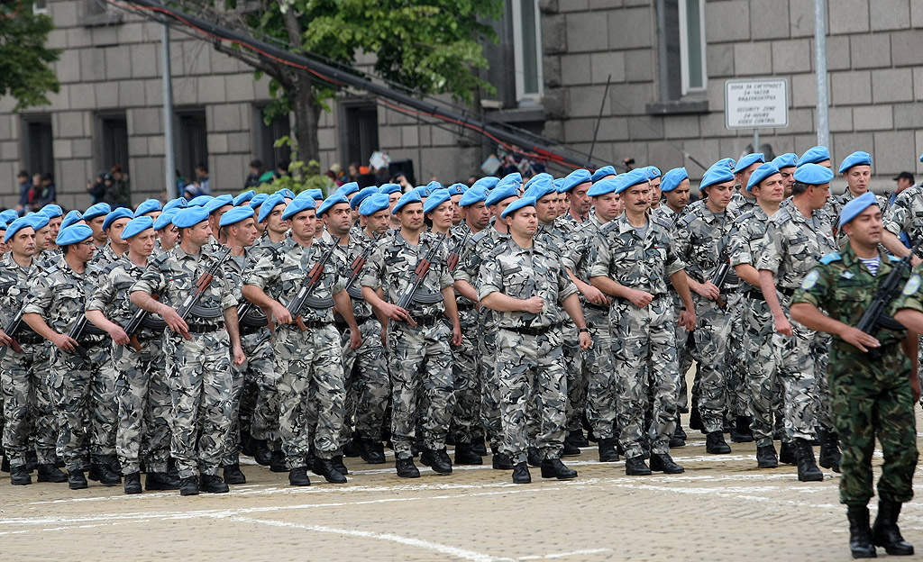 Военния парад в столицата на представителните части на Българската армия