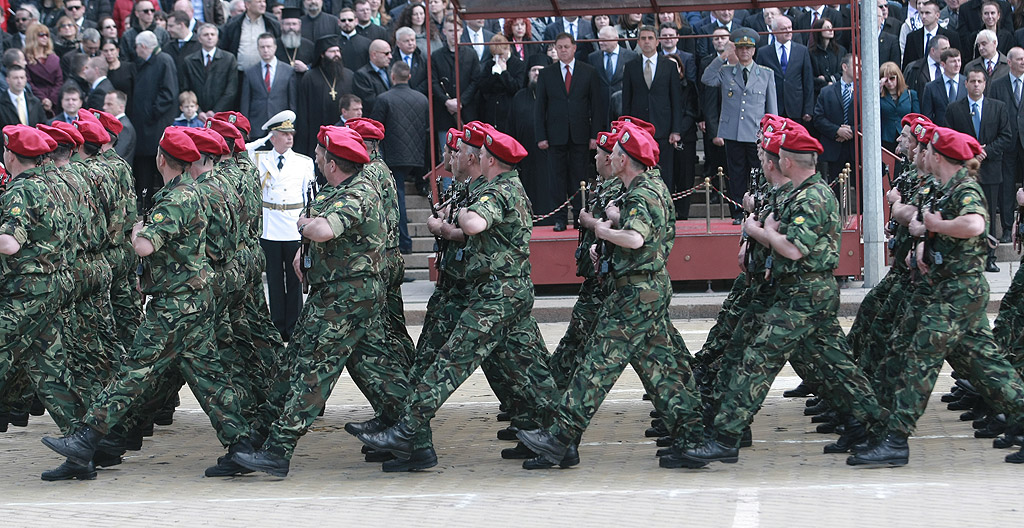 Военния парад в столицата на представителните части на Българската армия