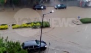 От „Моята новина”: Порой потопи улиците в Стара Загора под вода