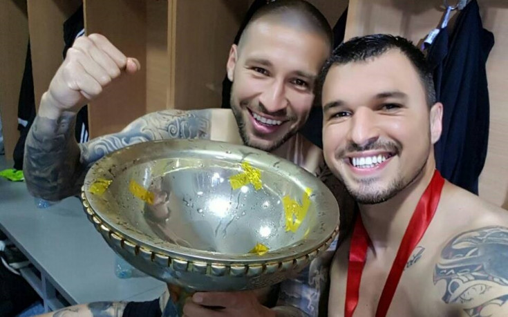 Божинов и Бандаловски грабнаха Купата, фенове удариха съдията