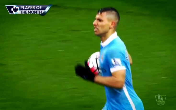 Серхио Агуеро е номер 1 за април във Висшата лига