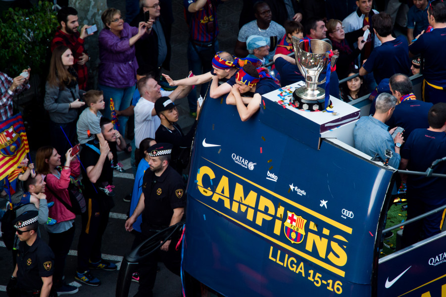 Шампионски парад Барселона1