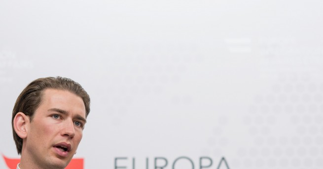 Австрийският канцлер Себастиан Курц призова за спиране на всякакви преговори
