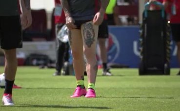 Раджа блесна с нови татуировки за старта на UEFA EURO 2016