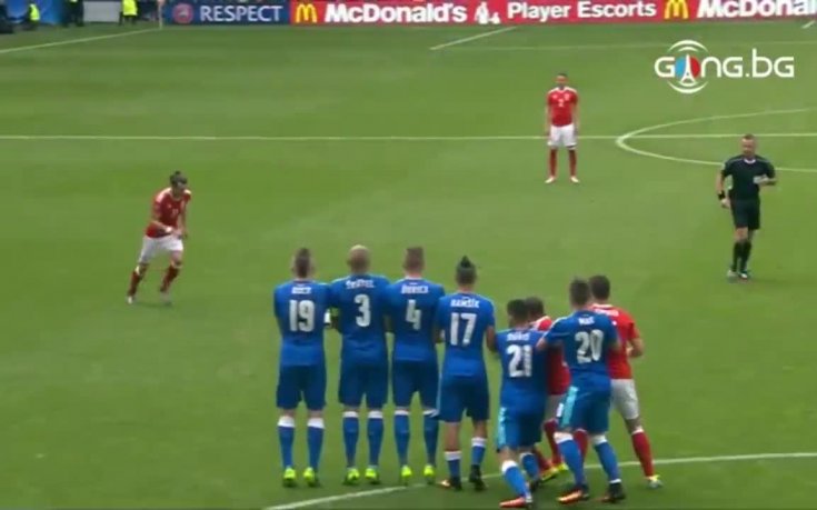 Уелс - Словакия 1:0 /първо полувреме/