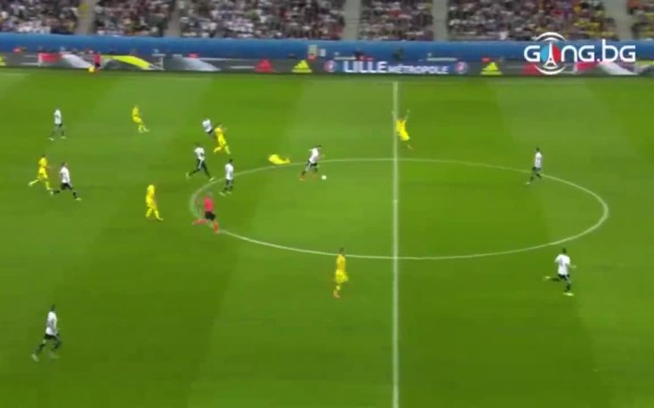 Германия - Украйна 1:0 /първо полувреме/