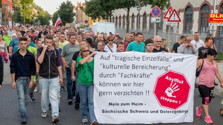 Протест срещу мигрантите в Германия
