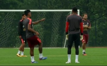 Перу тренира с настроение след знаменития успех над Бразилия