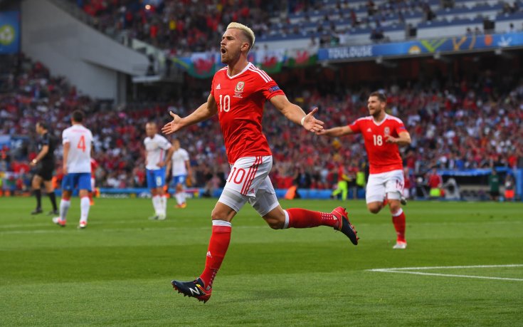 Аарън Рамзи откри сметката си на UEFA EURO 2016