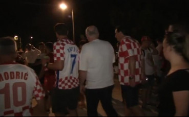 Феновете на Хърватия доволни от първото място в групата