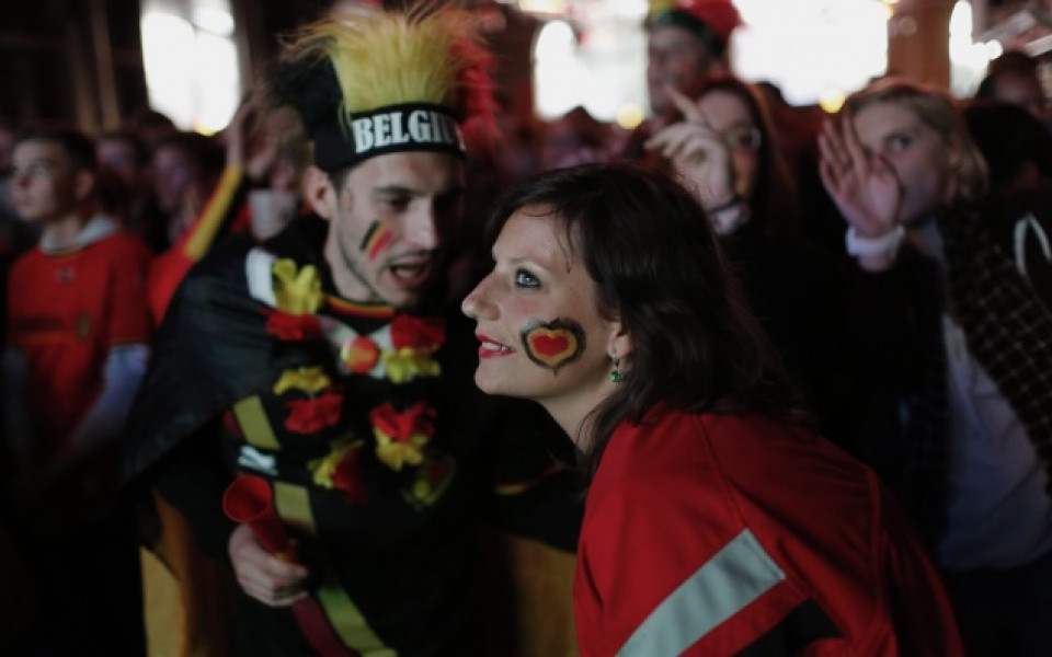 фенове на Белгия очакваха победа на тима им, но не се получи