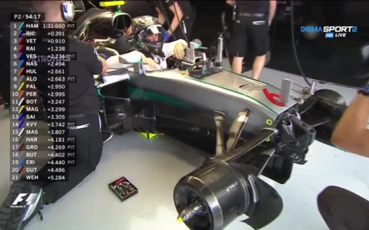 Мистериозна повреда остави Розберг капо