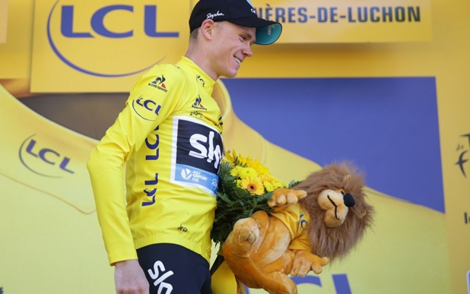 Крис Фруум най-бърз в осмия етап на Тур дьо Франс