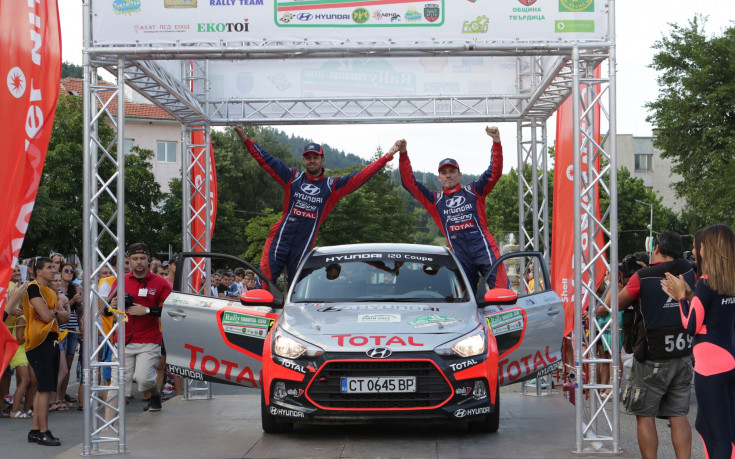 Екипажът Григоров/Миленков с успех в Hyundai Racing Trophy на рали 
