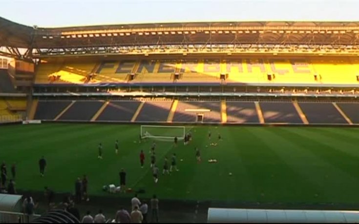 Монако тренира в Истанбул преди мача с Фенербахче