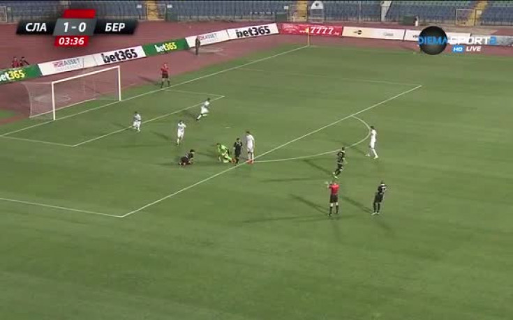 Славия - Берое 1:1 /първо полувреме/