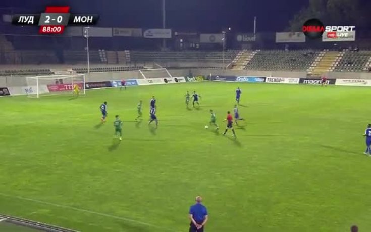 Лудогорец - Монтана 2:0, Първа лига, 4-и кръг