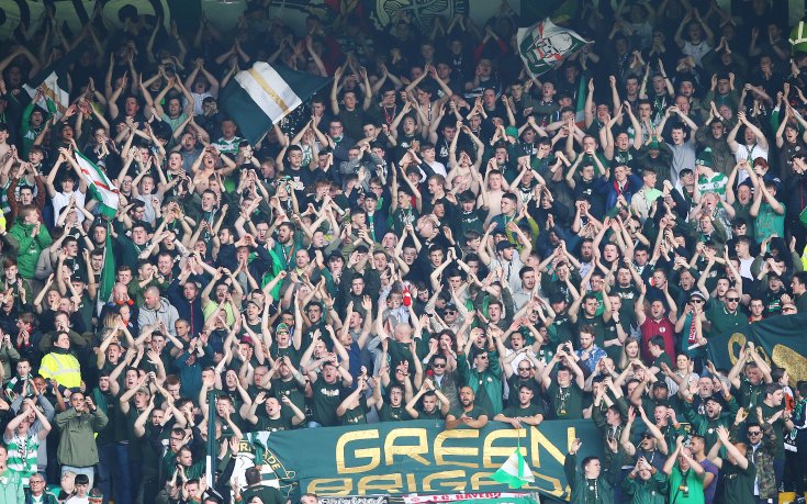 Феновете на Селтик трият сол на УЕФА с инициатива за Палестина