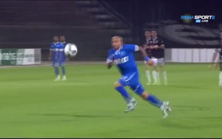 Цветанов с първи гол навън за Верея в елита, бързо изравни