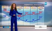 Прогноза за времето (03.10.2016 - обедна емисия)