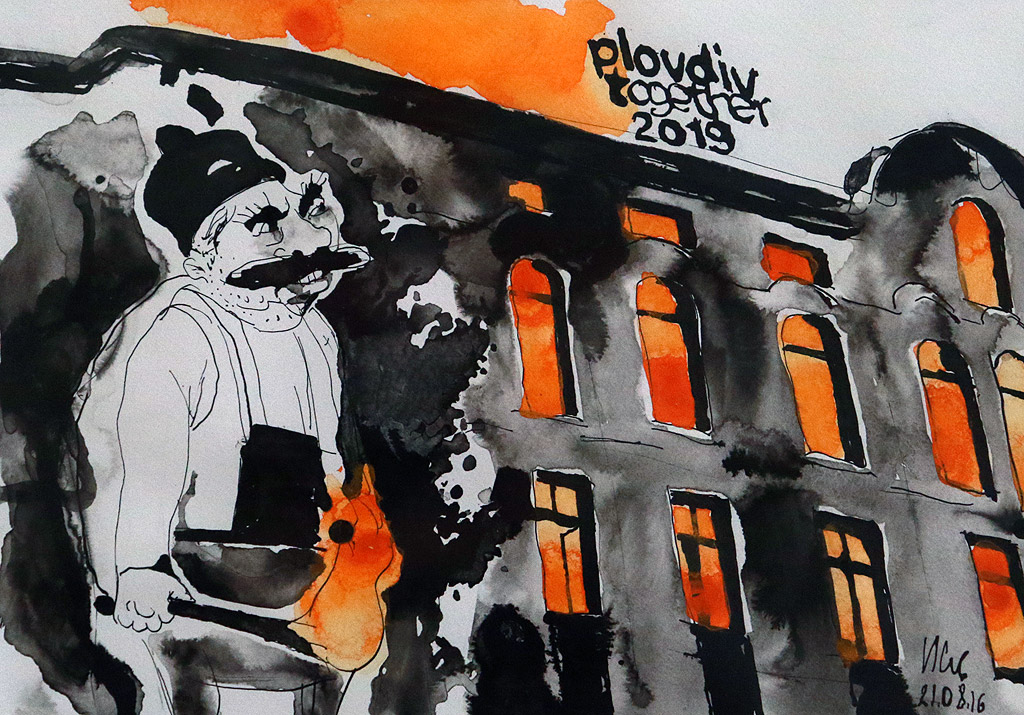 Карикатуристът Илиян Савков открива своя самостоятелна изложба в Сатиричен театър "Алеко Константинов" София с шаржове и карикатури.
