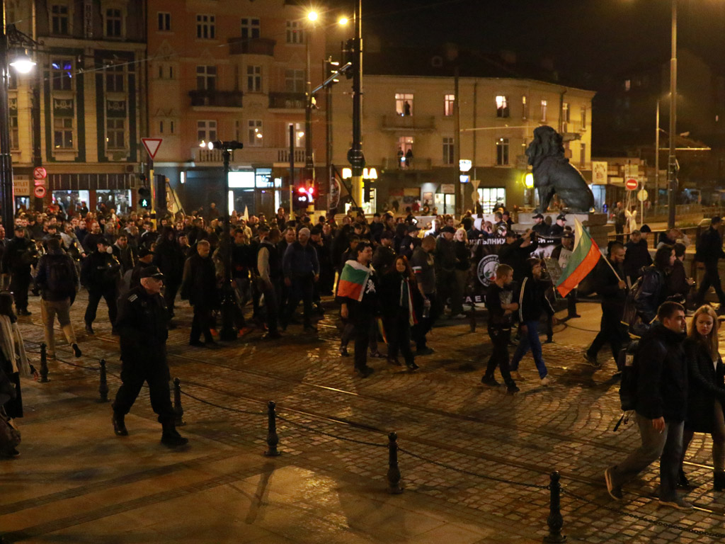 Протестно шествие на Национална Съпротива срещу нелегалните имигранти в София
