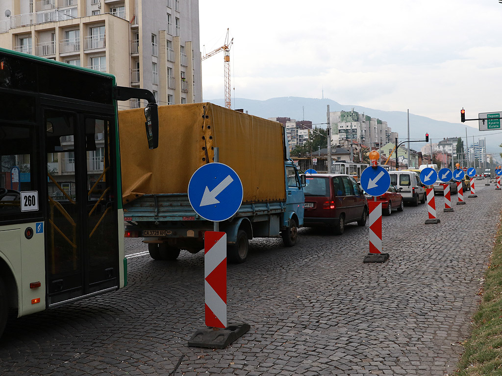 Ремонти и трафик в София