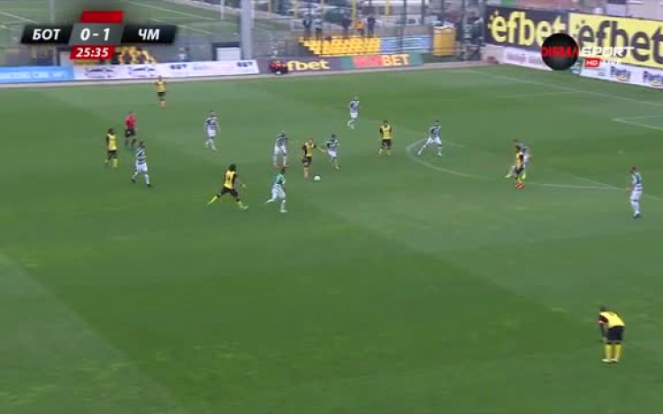 Ботев Пловдив - Черно море 0:3 /първо полувреме/