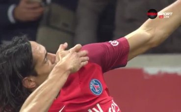 Кавани донесе победата на ПСЖ над Лил