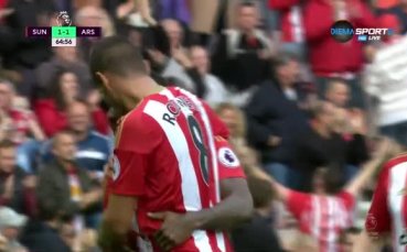 Съндърланд изравни на Арснал след гол на Дефоу от дузпа