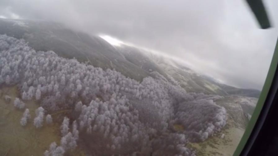 Видео от спасителната акция над Стара планина