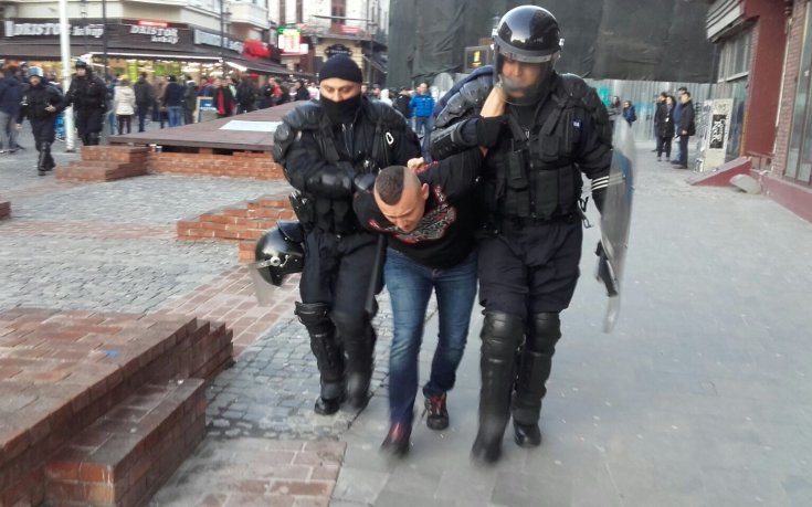 Полските хуни се биха помежду си насред Букурещ