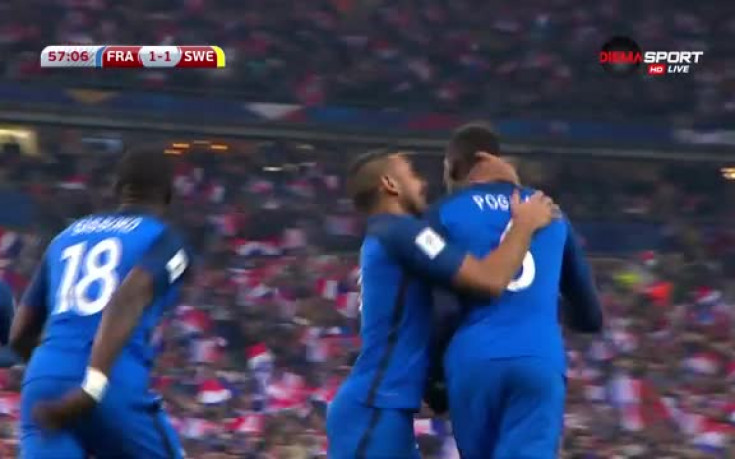 Франция изравни набързо на Швеция