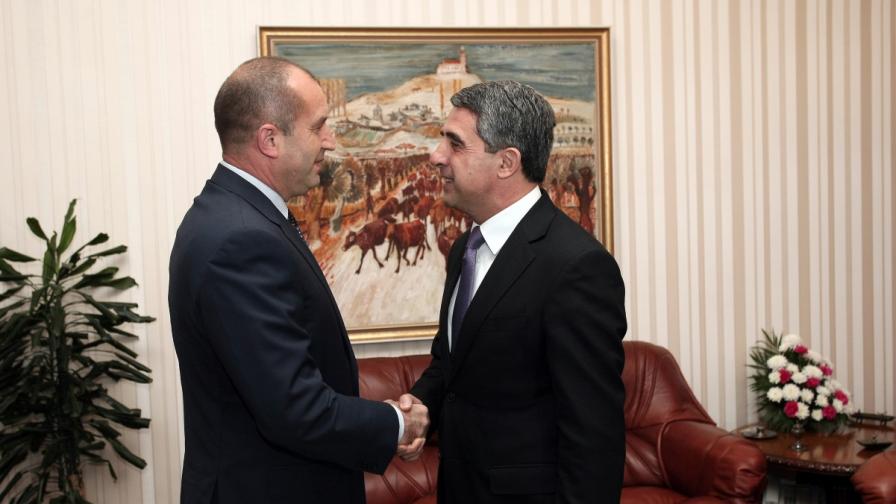 Румен Радев и Росен Плевнелиев