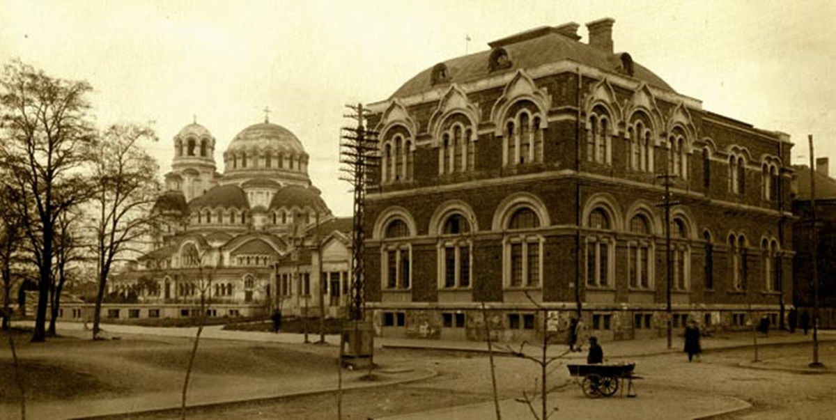 Главната сграда на Държавната художествена академия, началото на 20-те години на ХХ в.